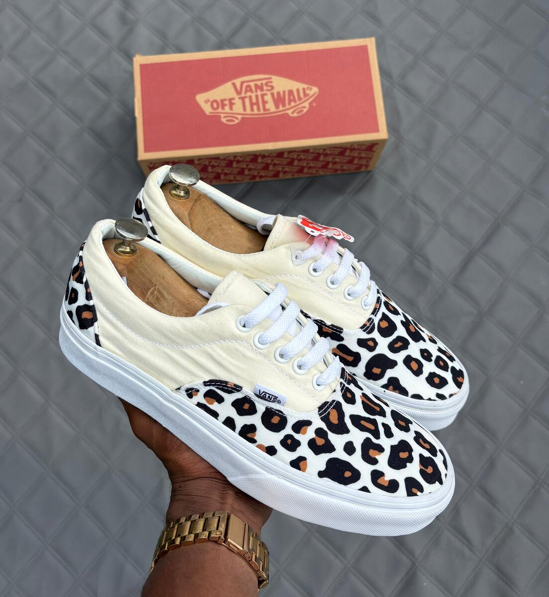 Baskets Vans léopard chic