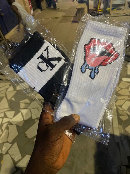 Chaussettes tendance en coton