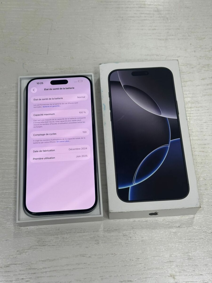 iphone 16 pro max 256Go état