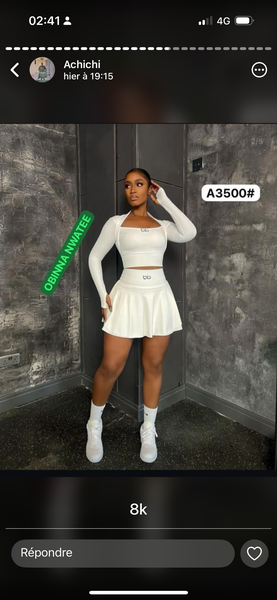 Ensemble Blanc Élégant