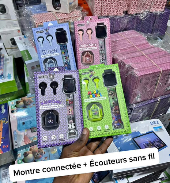 Montre Kuromi + Écouteurs sans fil