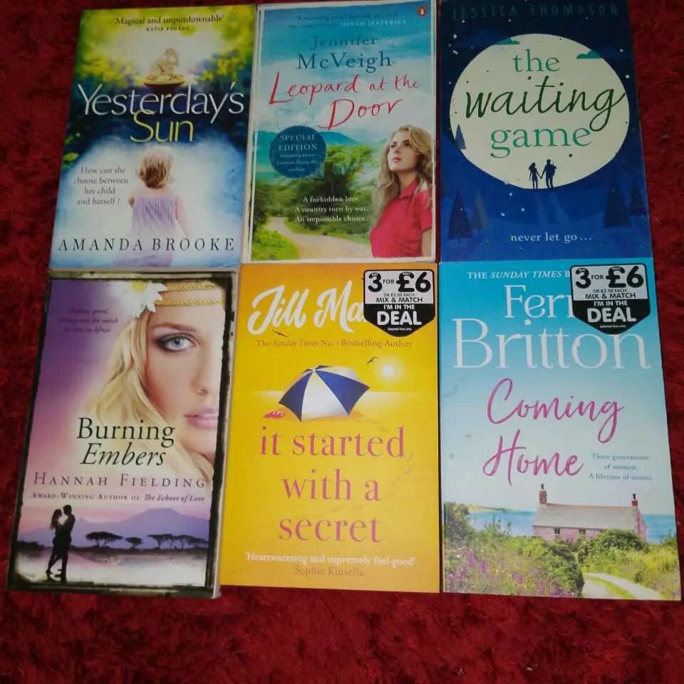 Thriller and romance filled books