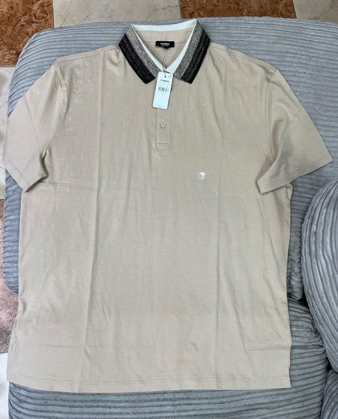 Polo T-shirt beige