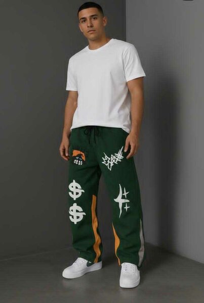 Pantalon streetwear graphique