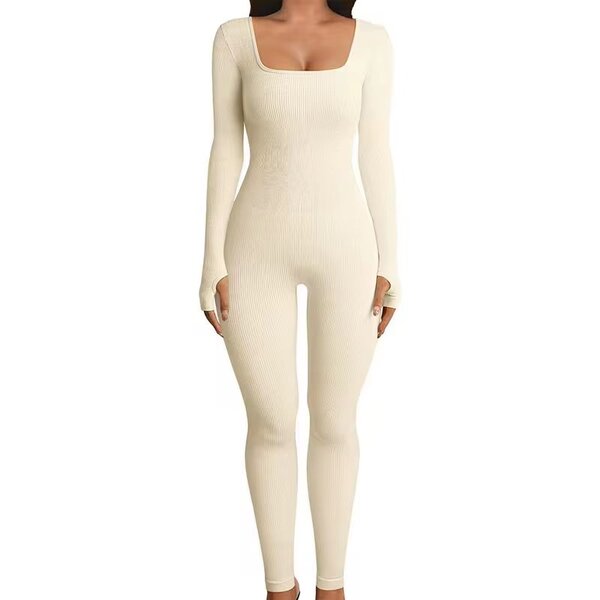 Slim fit lift yoga jumpsuit