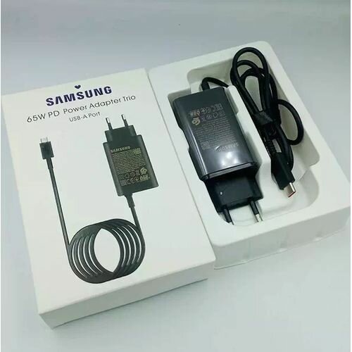 Chargeur Samsung 65W PD Trio USB-A