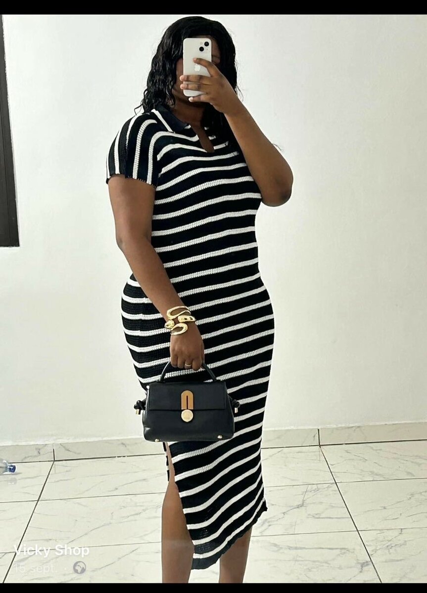 Très belle robe en laine lourd S M L XL 2xl 3xl