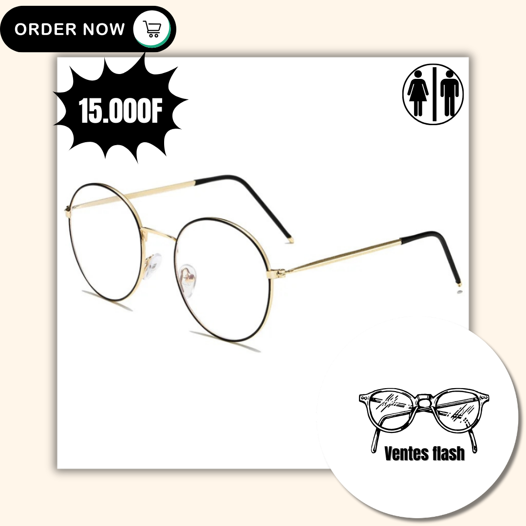 Lunettes anti-lumière bleu, anti Uv+Coffret