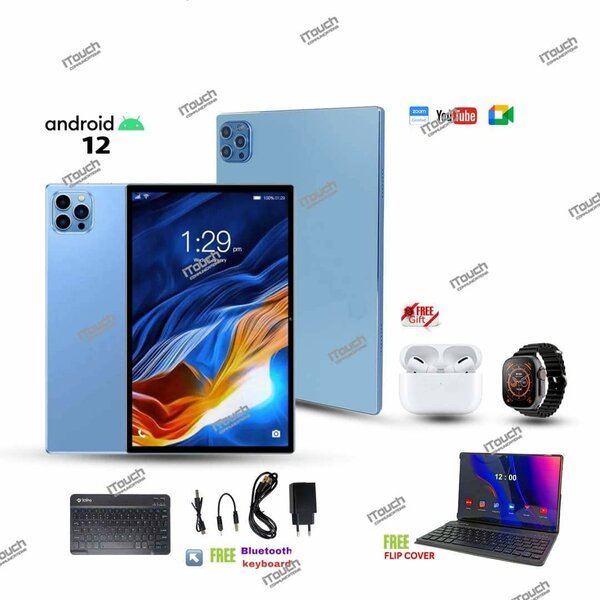 Tablette Android 12 avec accessoires