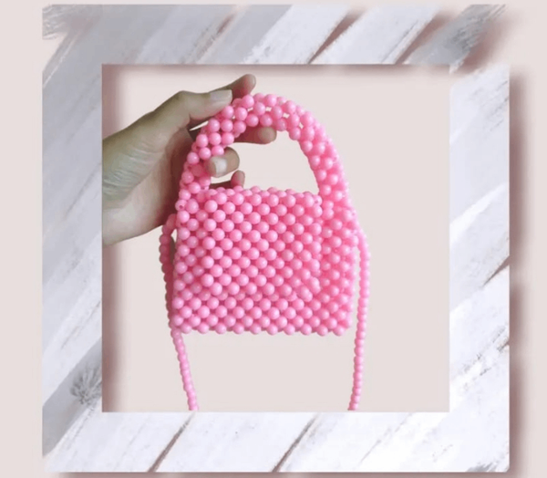 Sac à main perles coloré