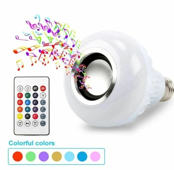 Ampoule LED Bluetooth Haut-Parleur