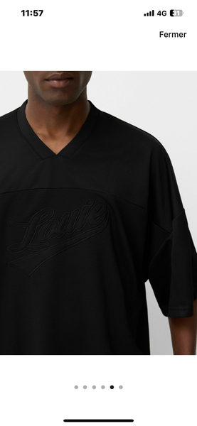 T-shirt noir décontracté homme