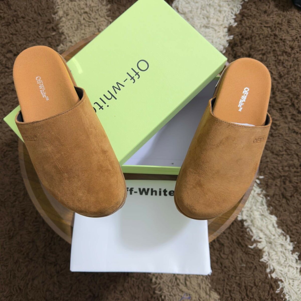 Sandales Off-White en daim