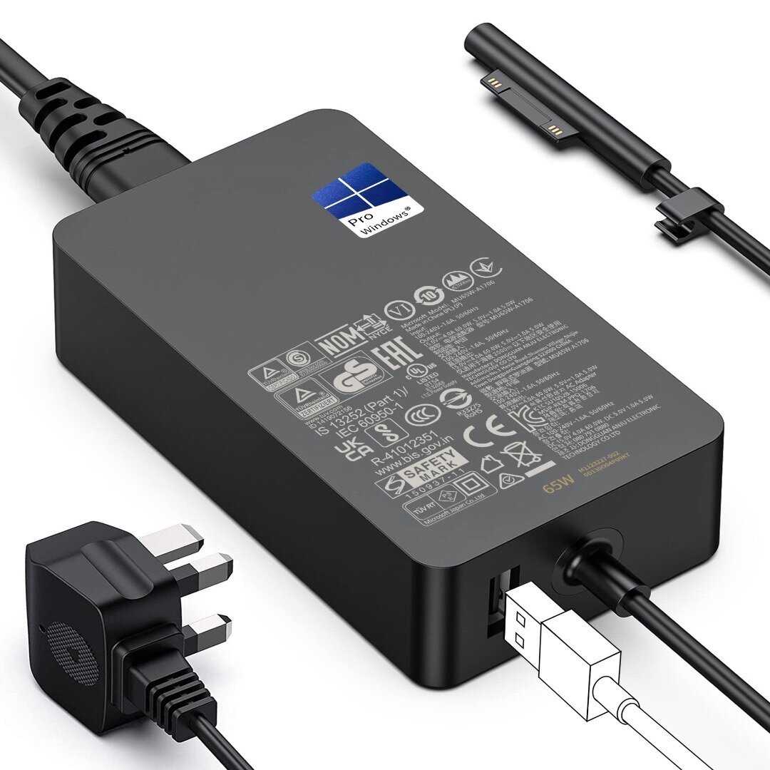 15V 4A 65W,48W,45W Charger for Microsoft Surface