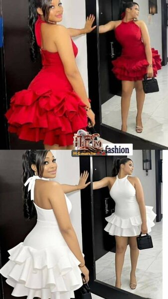 Robe évasée élégante soirée