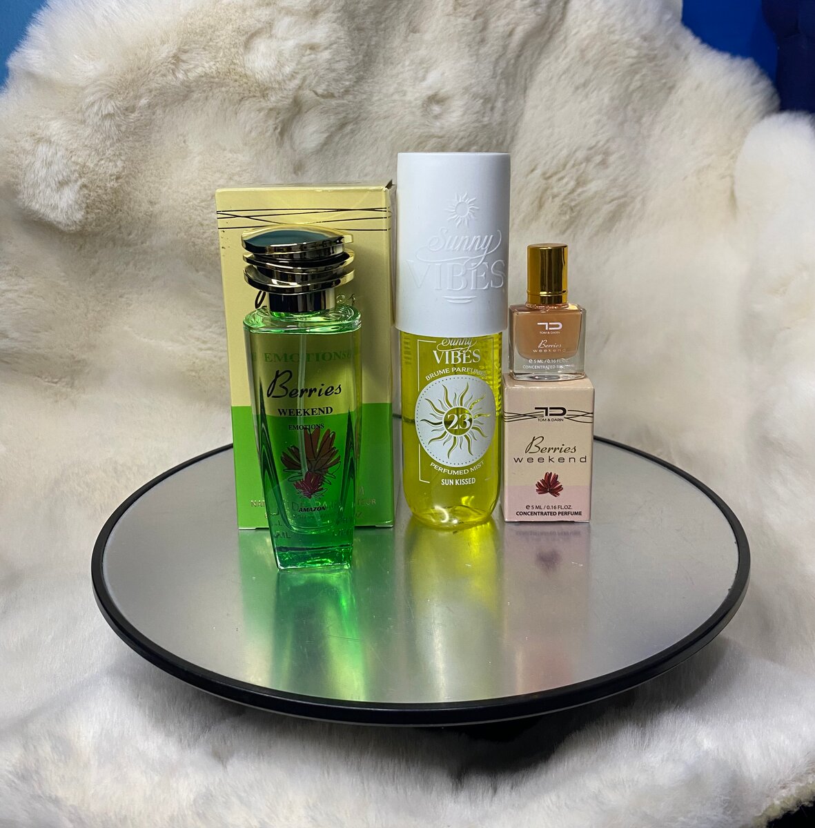 Coffret de parfums élégants