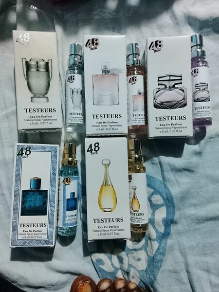 2 Ensemble parfums testeurs
