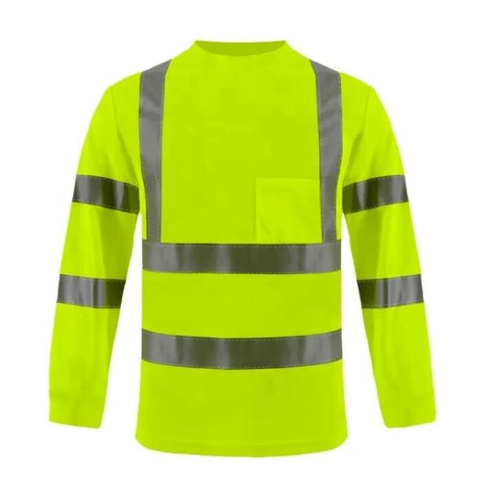 Chemise à manches longues haute visibilité