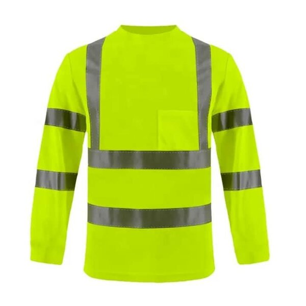 Chemise à manches longues haute visibilité