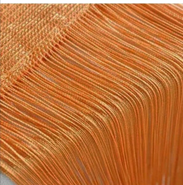 Rideau En Fil Orange