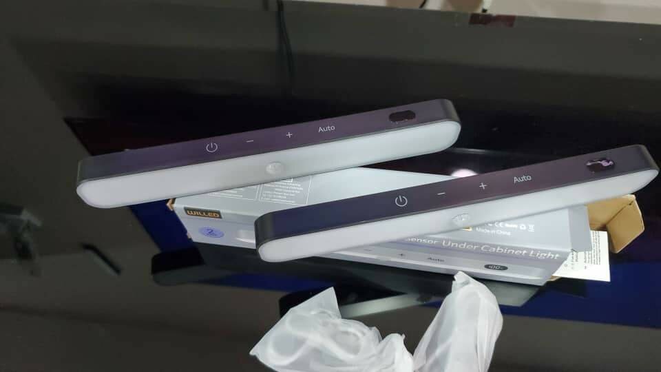 Rechargeable Motion Sensor Touch Bar LED Night Light (2pcs)