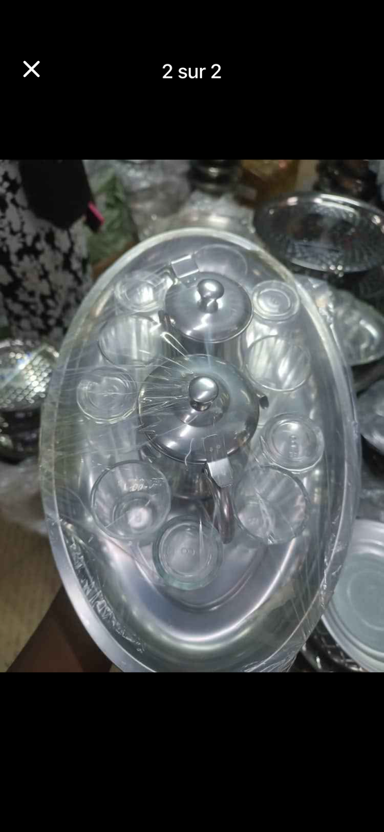 Plateau pour escargots inox