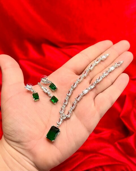 American Diamond 1 karat set