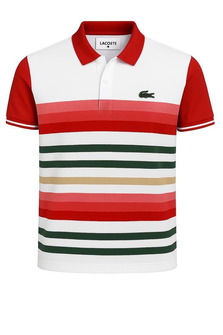 Polo Lacoste Homme Rayé