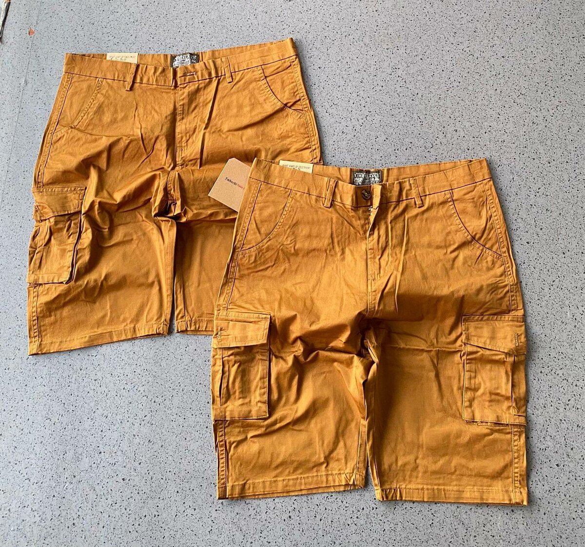 KHAKI BUMPER SHORTS