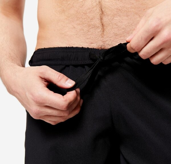 Shorts noirs homme ajustables