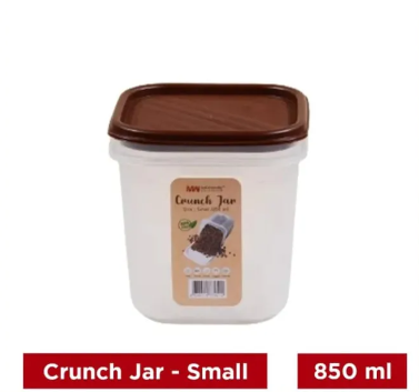beautiful And Durable Crunch Jar Size Small 850 ml For Multipurpose Uses