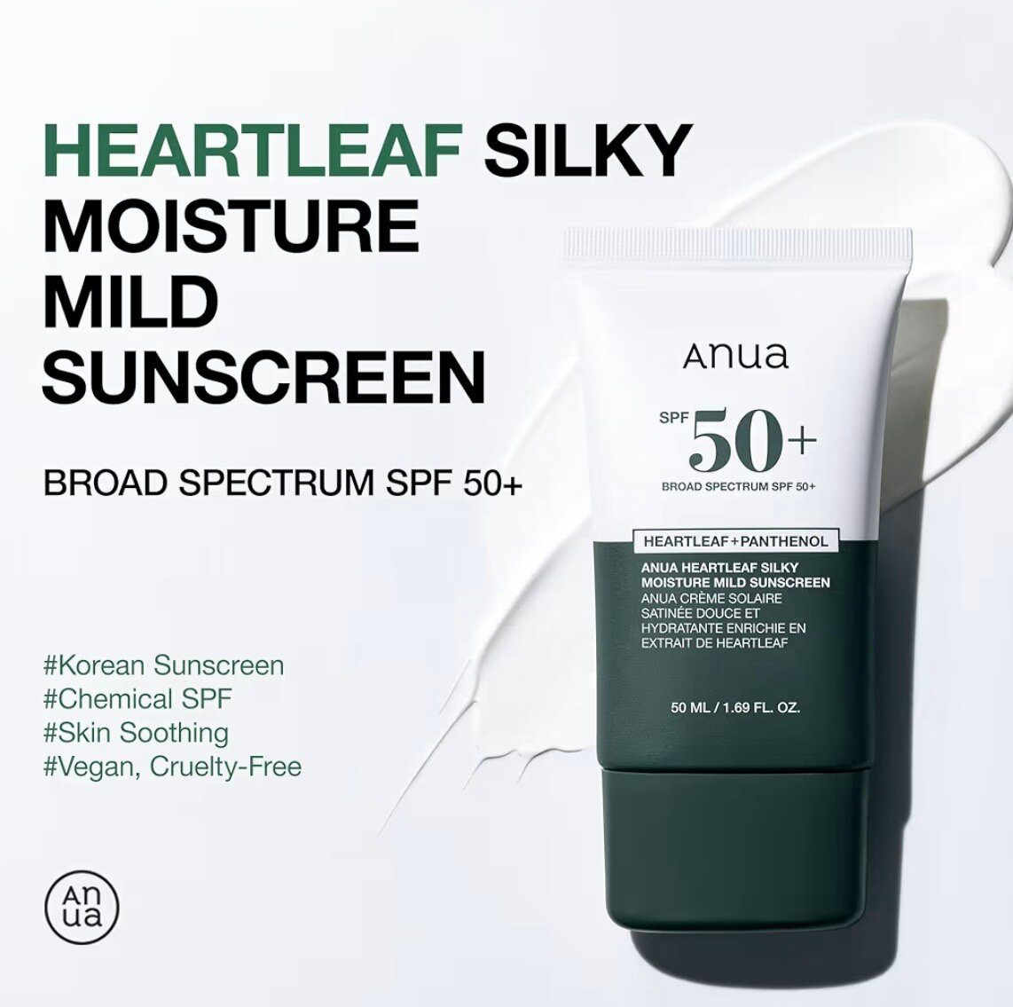 Heartleaf Silky Moisture SPF 50+