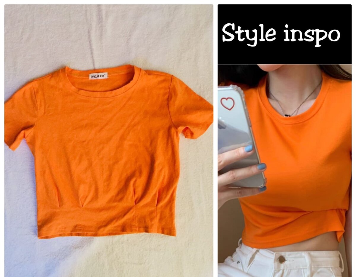 Salaula crop tops and tops