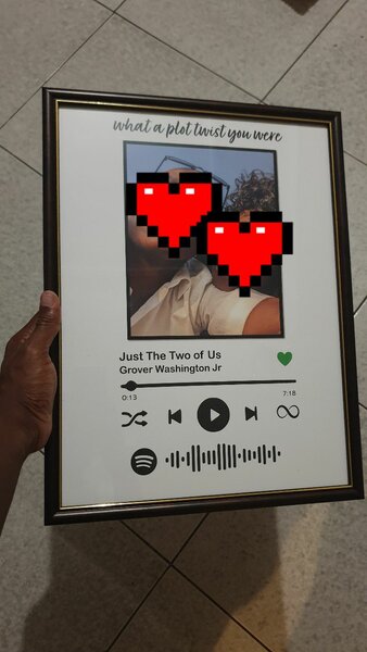 Customisable Spotify Music Frame