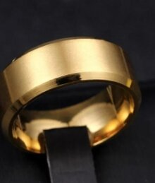 Golden Challa Titanium Ring for Men boys and Women
