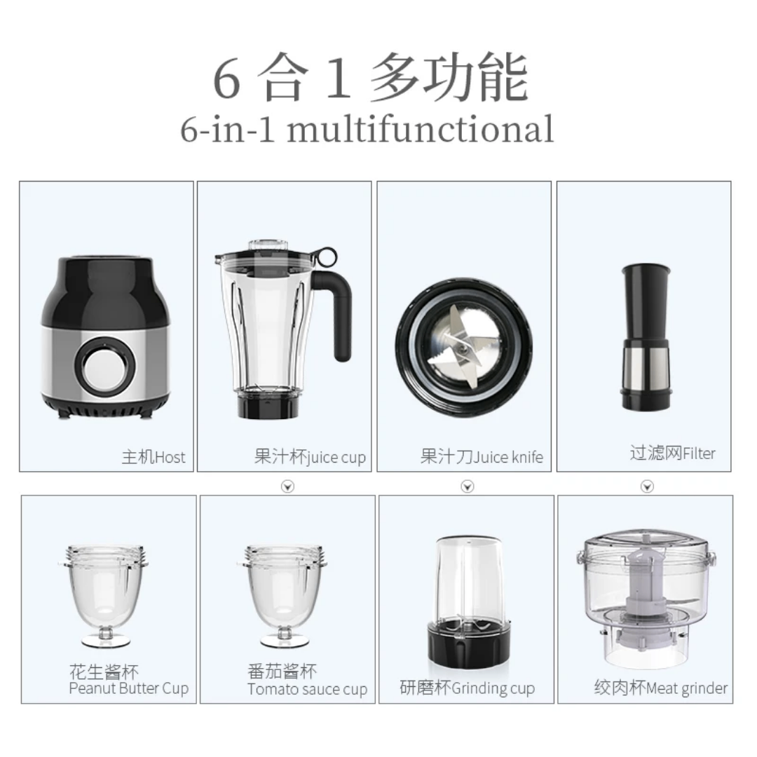 Blender Multifonction 6-en-1