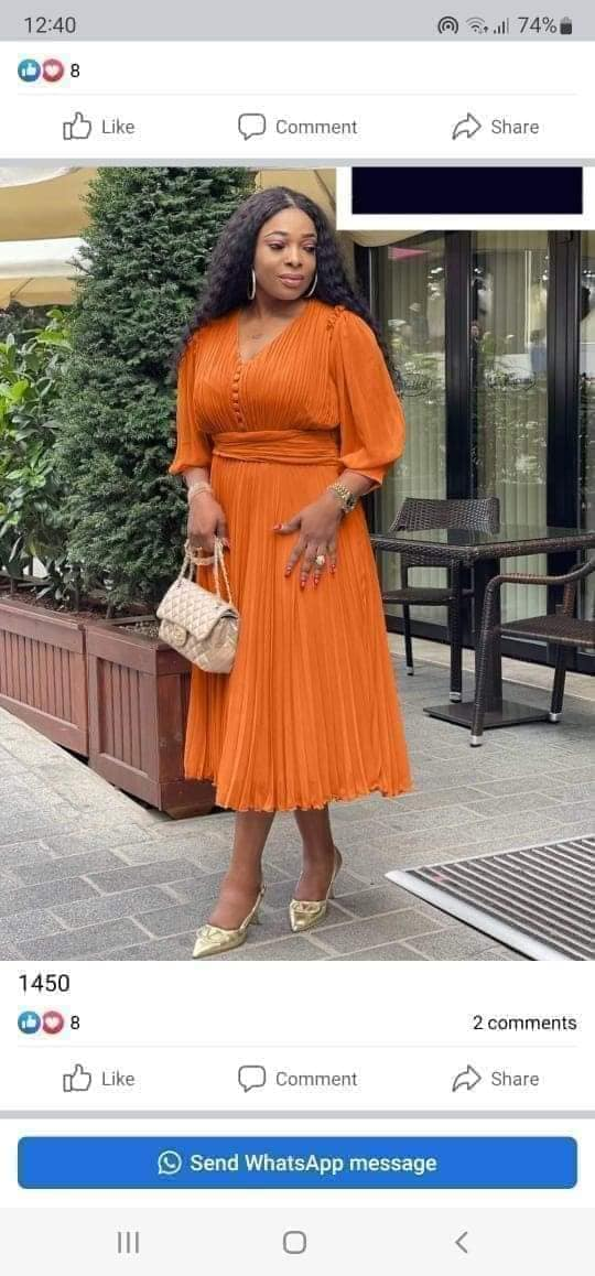 Robe orange
