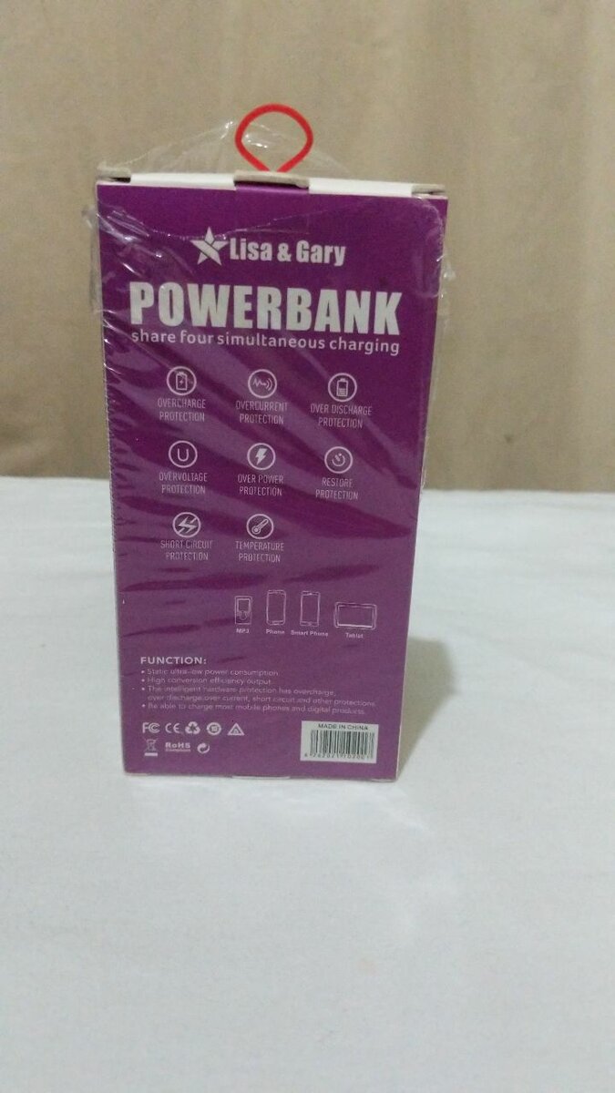 VERY PORTABLE POWER BANK LISA & GARY  10,000mAh  VERY POWERF