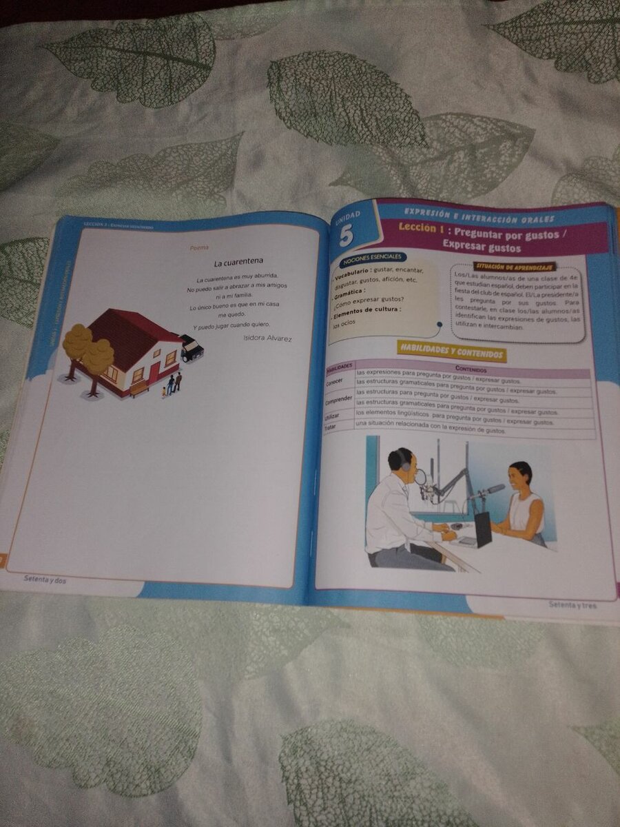 Livre d'espagnol pour 4 eme