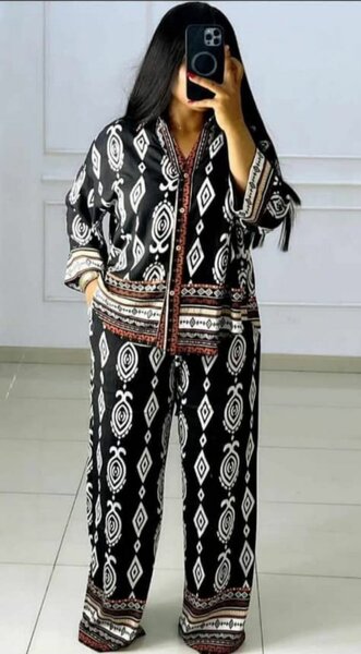 Complet en coton soie