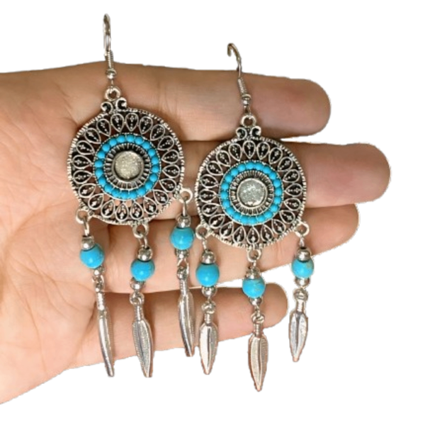 Boho Turquoise Jhumkay