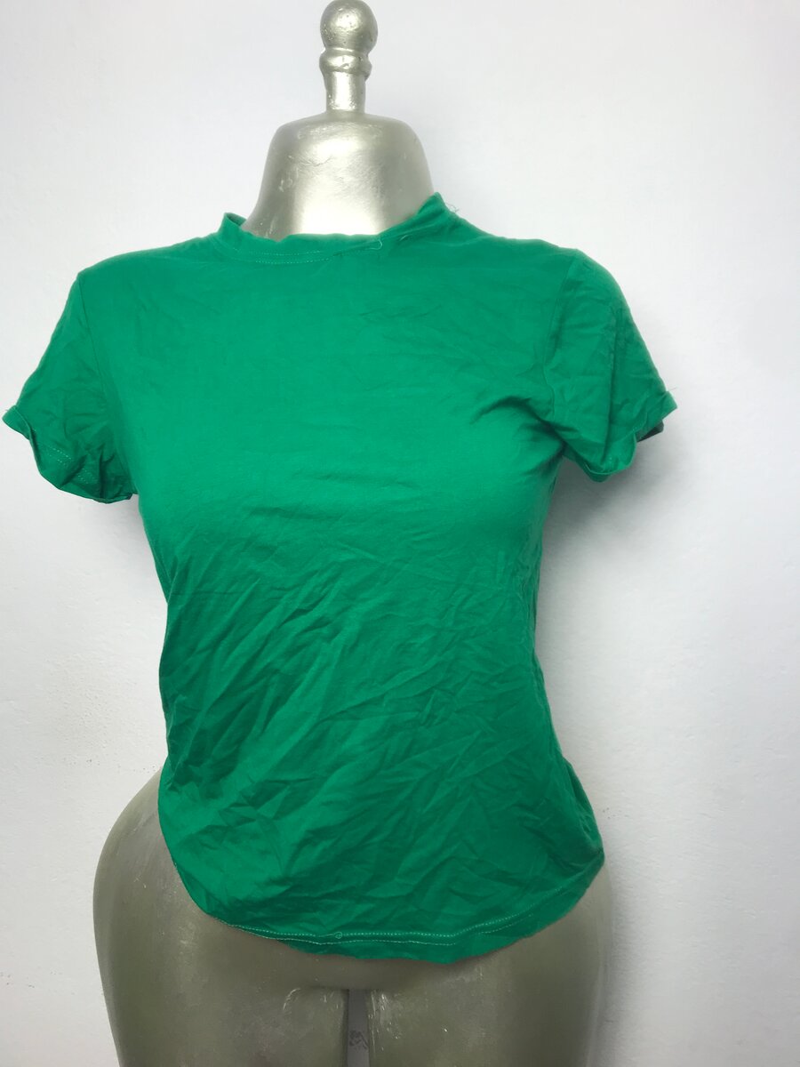 T-shirt verte unisexe