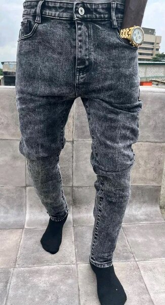 Jean délavé homme slim