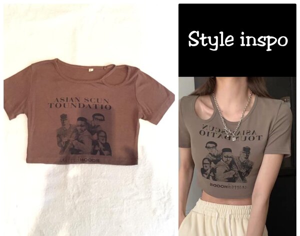 Salaula crop tops and tops