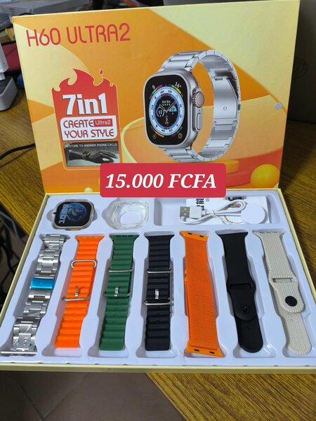 Montre connectée avec plusieurs bracelet