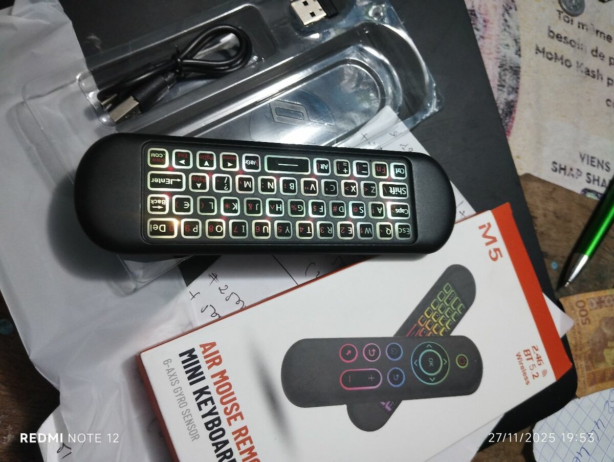 Télécommande Air Mouse M5