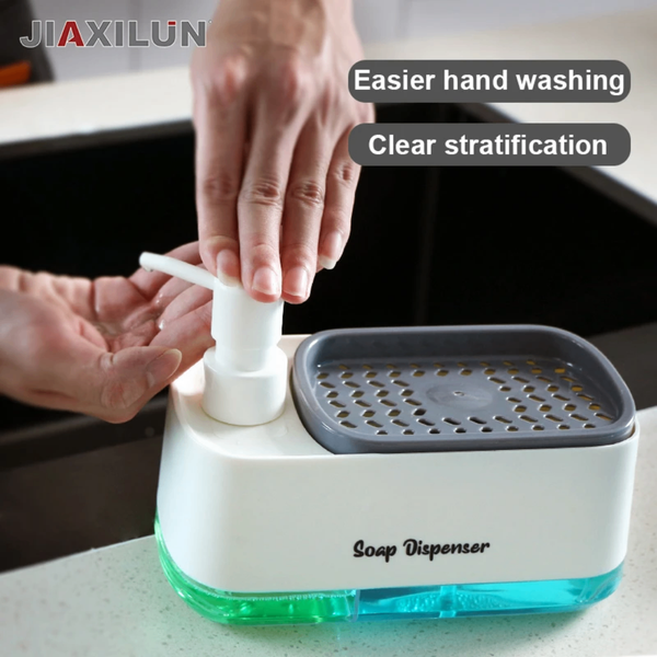 Distributeur de savon pratique