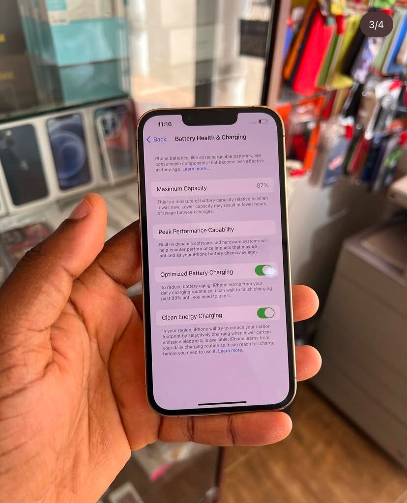 iPhone 13 Pro 128GB Factory Unlocked Battery Health 87%