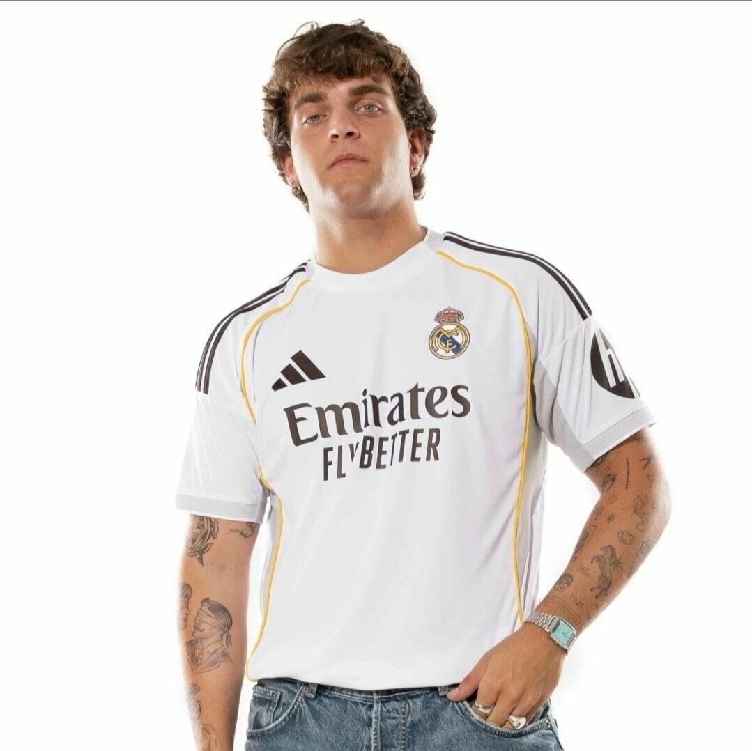 Maillot de football blanc Adidas