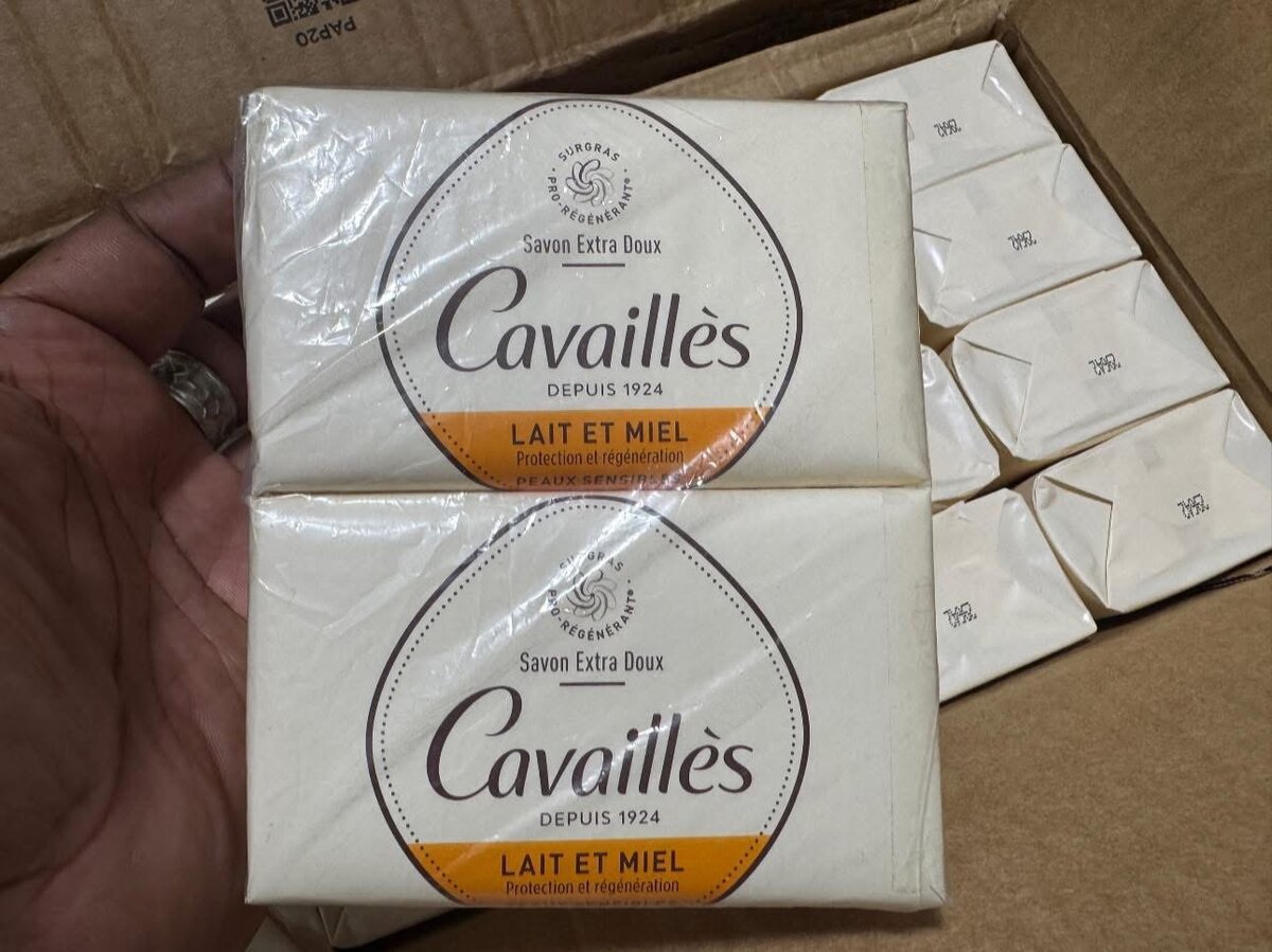4 Savon Cavaillès Lait et Miel